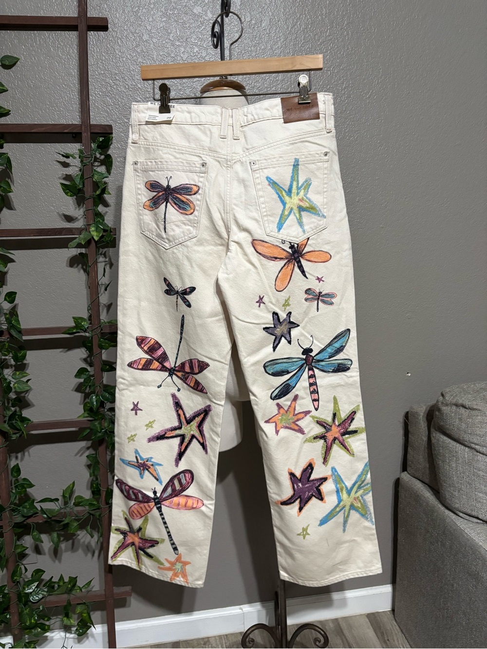 ▪️NWT Free People We The Free Tennessee Low-Rise Illusions Jeans Dragonfly 29 - Picture 12 of 15